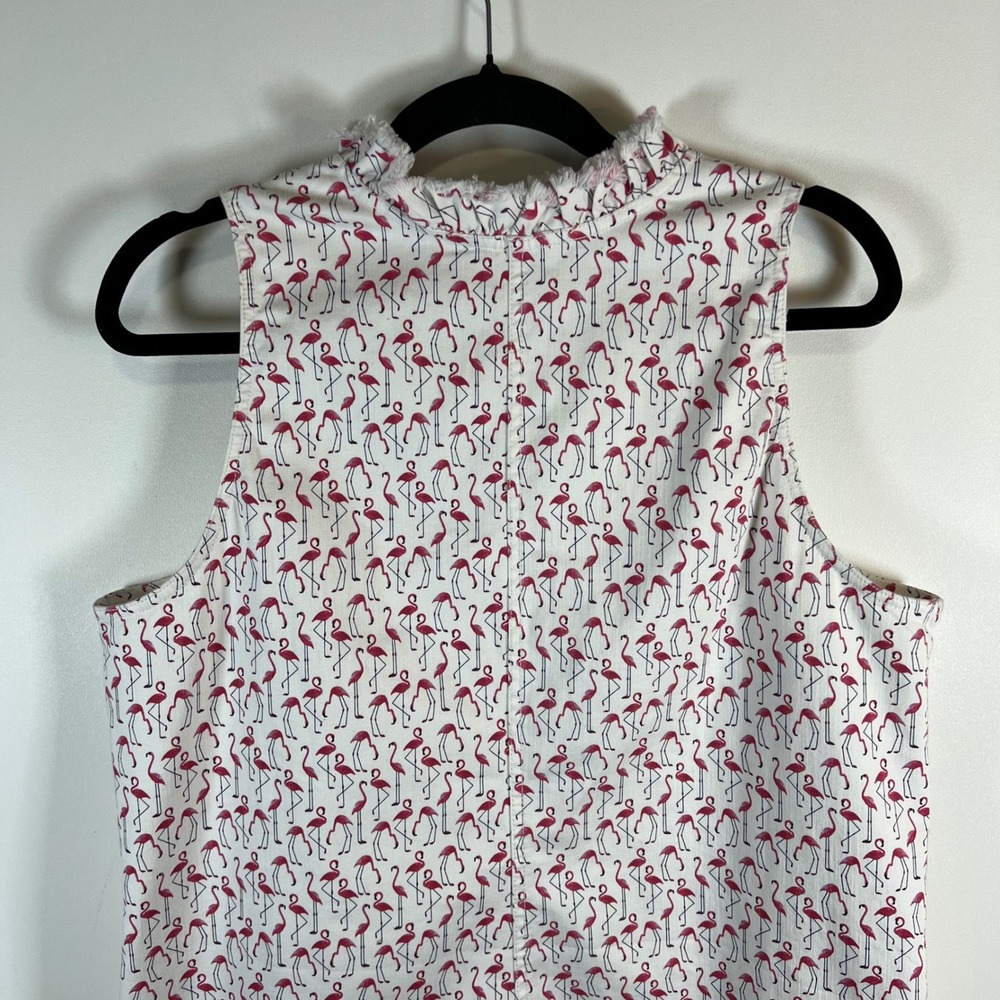 Tommy Bahama Flamingo Print Sleeveless Dress XL - Picture 8 of 9